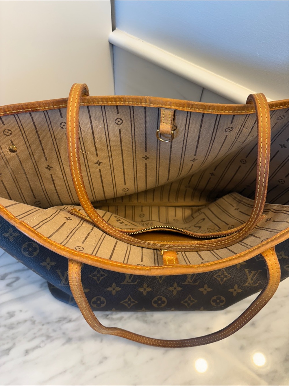 Vintage Louis Vuitton Monogram Canvas Neverfull MM - Picture 4 of 16